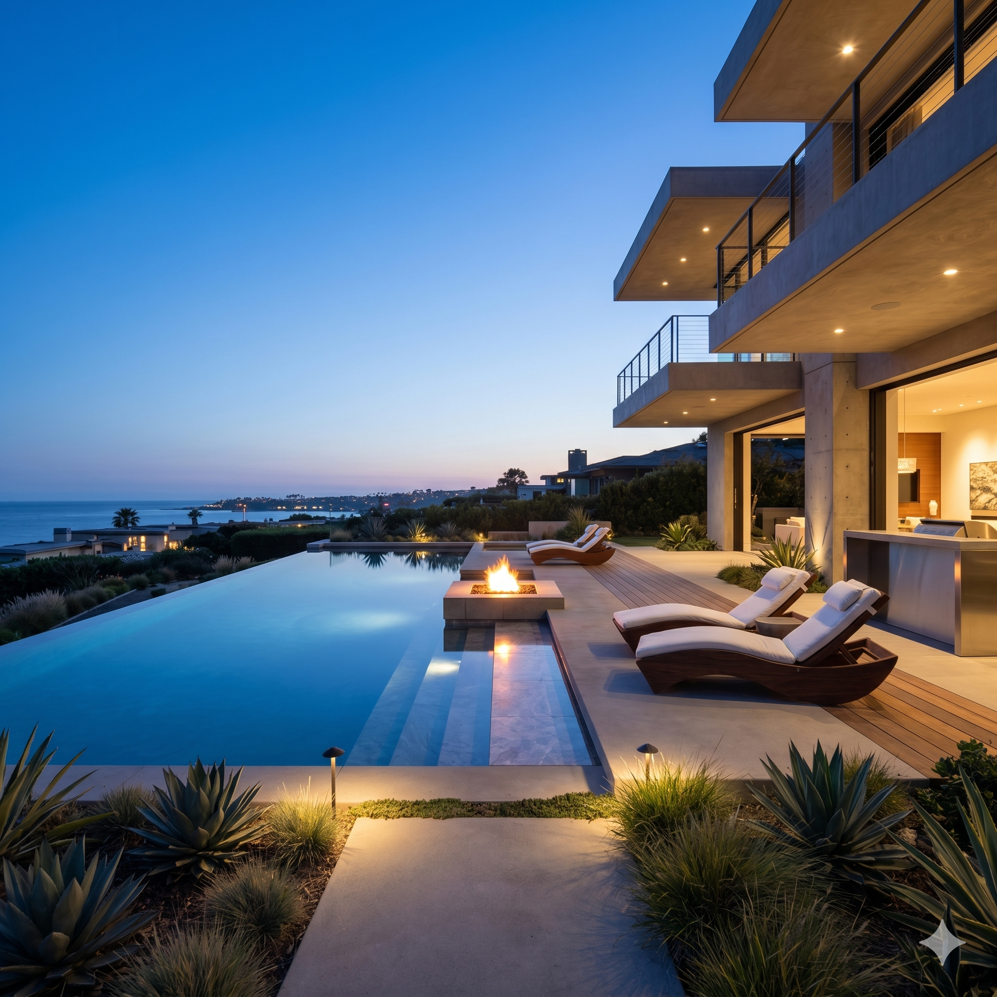 High-end modern luxury living room