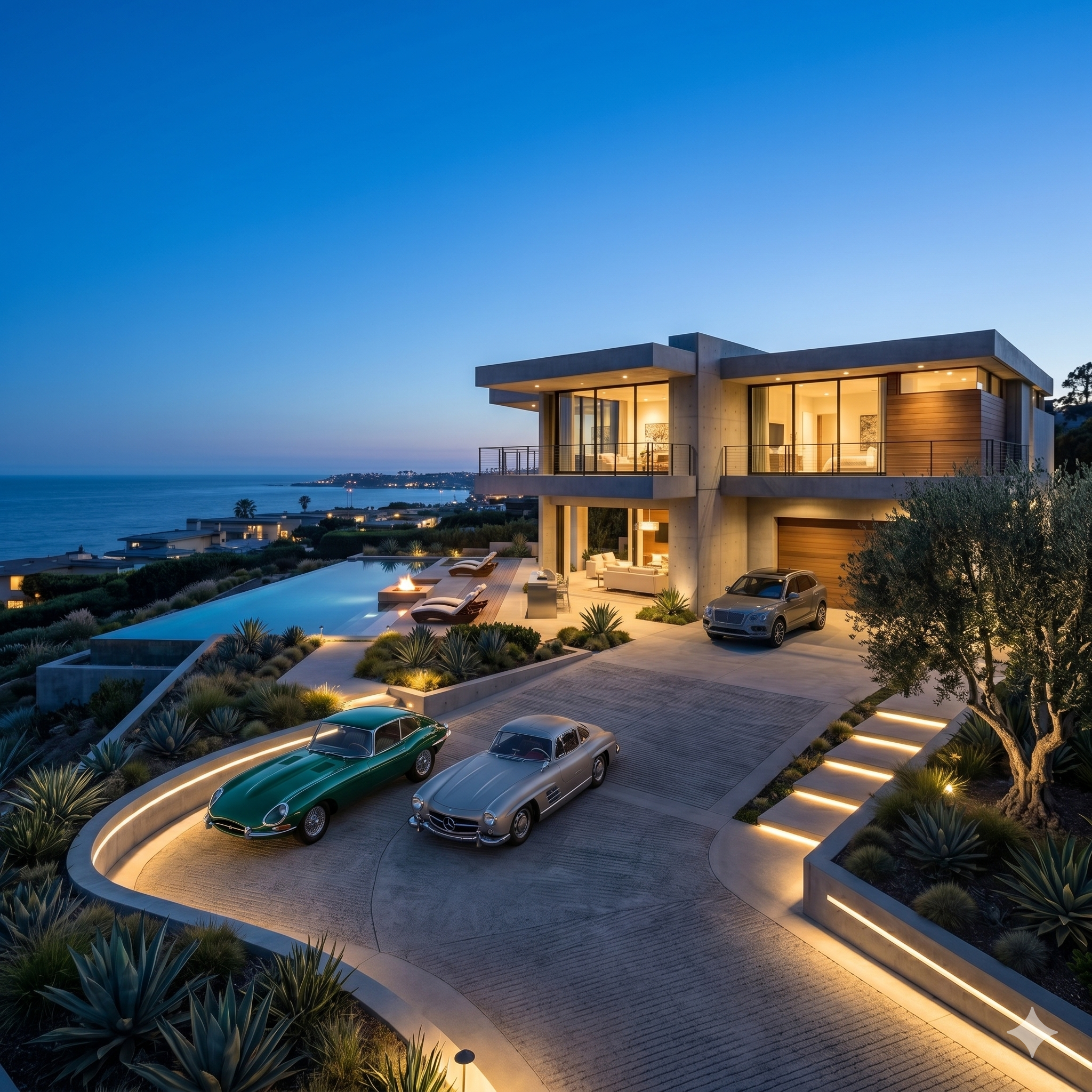 High-end modern luxury living room